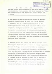 Protokoll des Leiters der Kanzlei des Staatsratsvorsitzenden der DDR, Staatssekretär Herrmann, über das Gespräch zwischen Erich Honecker und Helmut Kohl, 13. Februar 1984