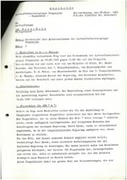 Kurzbericht von Kommandeur Oberst Treppe über die Arbeitsaufnahme der Luftwaffenberatergruppe in Tanganjika, September 1964