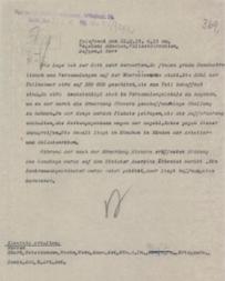 Schreiben der Informationsstelle der Reichsregierung u.a. an das Reichsamt des Innern vom 21. Februar 1919 zur Lage in München